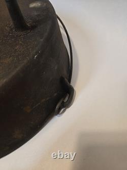 Vintage Lodge Large Cast Iron Dutch Oven Pot 14 C O with Lid 14 Inch Footed