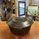 Vintage Lodge No. 8 Cast Iron Dutch Oven With Lid