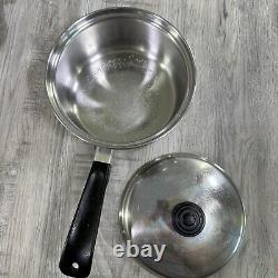 Vintage Lustre Craft Cookware Lot-11 Stainless Steel Pots Dutch Oven Egg Poach