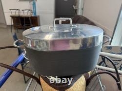 Vintage MAGNALITE GHC 15.5 Anodized Aluminum Roasting Pan Dutch Oven & Lid USA