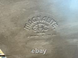 Vintage MAGNALITE GHC 15.5 Anodized Aluminum Roasting Pan Dutch Oven & Lid USA