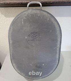 Vintage MAGNALITE GHC 15.5 Anodized Aluminum Roasting Pan Dutch Oven & Lid USA