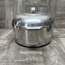 Vintage MAGNALITE GHC 8 Qt / 7.5L Cast Aluminum Oval Roaster Dutch Oven with Lid