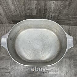 Vintage MAGNALITE GHC 8 Qt / 7.5L Cast Aluminum Oval Roaster Dutch Oven with Lid