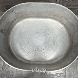Vintage MAGNALITE GHC 8 Qt / 7.5L Cast Aluminum Oval Roaster Dutch Oven with Lid