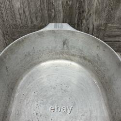 Vintage MAGNALITE GHC 8 Qt / 7.5L Cast Aluminum Oval Roaster Dutch Oven with Lid