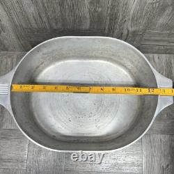 Vintage MAGNALITE GHC 8 Qt / 7.5L Cast Aluminum Oval Roaster Dutch Oven with Lid
