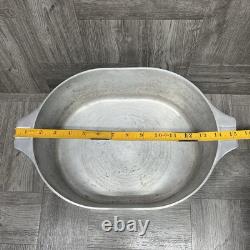Vintage MAGNALITE GHC 8 Qt / 7.5L Cast Aluminum Oval Roaster Dutch Oven with Lid