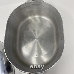 Vintage MAGNALITE GHC USA 8 qt Aluminum Oval Roaster Dutch Oven & Lid