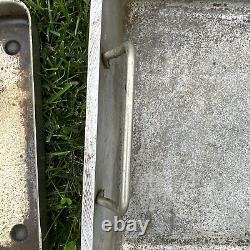 Vintage MONARCAST Dutch Oven Cast Aluminum Large 15x15x5.5 Lid And Insert