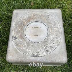 Vintage MONARCAST Dutch Oven Cast Aluminum Large 15x15x5.5 Lid And Insert