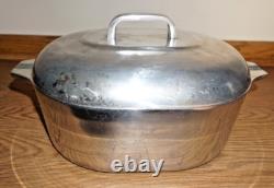 Vintage Magna Lite Aluminum 8 Qts Dutch Oven Roaster With LID 4265