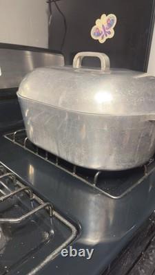 Vintage Magnalite 17qt GHC Roaster Dutch Oven 20-3/8 x 12-1/4 With Lid