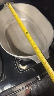 Vintage Magnalite 17qt GHC Roaster Dutch Oven 20-3/8 x 12-1/4 With Lid