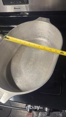 Vintage Magnalite 17qt GHC Roaster Dutch Oven 20-3/8 x 12-1/4 With Lid