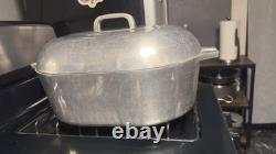 Vintage Magnalite 17qt GHC Roaster Dutch Oven 20-3/8 x 12-1/4 With Lid