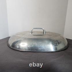 Vintage Magnalite 4267 Wagner Ware 13 QT Dutch Oven Roaster Aluminum USA Trivet