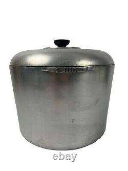 Vintage Magnalite GHC 12 Quart 12qt Dutch Oven Stock Pot with Lid USA Rare