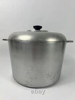 Vintage Magnalite GHC 12 Quart 12qt Dutch Oven Stock Pot with Lid USA Rare