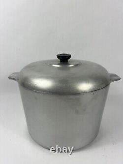 Vintage Magnalite GHC 12 Quart 12qt Dutch Oven Stock Pot with Lid USA Rare