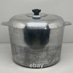 Vintage Magnalite GHC 12 Quart Dutch Oven Stock Pot with Lid USA RARE