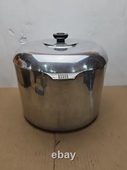 Vintage Magnalite GHC 12 Quart Round Dutch Oven Stock Pot + Lid Made in USA RARE
