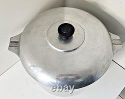 Vintage Magnalite GHC 12 Quart Round Dutch Oven Stock Pot + Lid Made in USA RARE