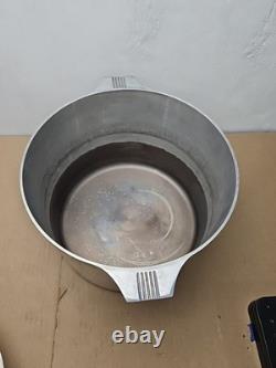 Vintage Magnalite GHC 12 Quart Round Dutch Oven Stock Pot + Lid Made in USA RARE
