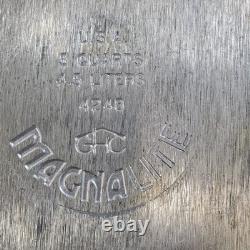 Vintage Magnalite GHC 4248 5-Quart Round Dutch Oven Stock Pot with Lid USA EUC