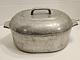 Vintage Magnalite Ghc 8 Qt Aluminum Dutch Oven Roaster Roast Pan With Lid