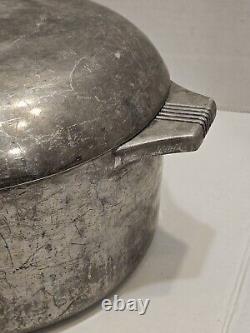 Vintage Magnalite GHC 8 QT Aluminum Dutch Oven Roaster Roast Pan with Lid