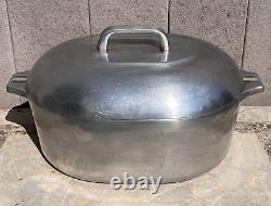 Vintage Magnalite GHC 8 Qt. Roaster Dutch Oven with Lid & Trivet, Made in USA