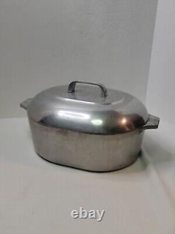 Vintage Magnalite GHC 8 Quart Roaster Pan With Lid USA 7.5 liter Dutch oven