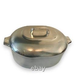 Vintage Magnalite GHC Usa Roaster 8Qt/7.5L Cast Aluminum Dutch Oven Pot