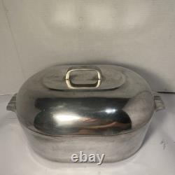 Vintage Magnalite Wagner Ware Sidney 4627-M Oval Dutch Oven Roaster with Lid