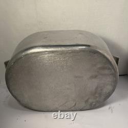 Vintage Magnalite Wagner Ware Sidney 4627-M Oval Dutch Oven Roaster with Lid
