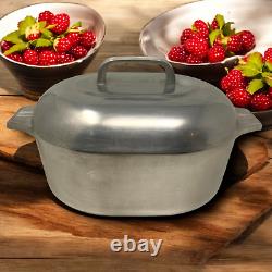 Vintage Magnalite Wagner Ware Sidney Aluminum 4263 4 Qt Roasterette Dutch Oven