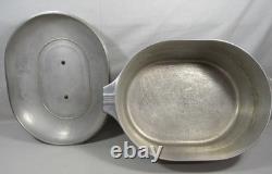 Vintage Magnalite Wagner Ware Sidney O 4265-M Oval Granny Dutch Oven With Lid