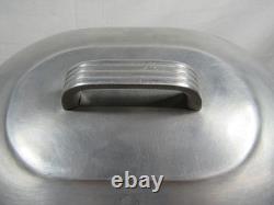 Vintage Magnalite Wagner Ware Sidney O 4265-M Oval Granny Dutch Oven With Lid