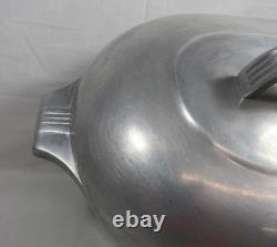 Vintage Magnalite Wagner Ware Sidney O 4265-M Oval Granny Dutch Oven With Lid