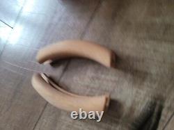 Vintage Richard Nissen Cast Iron Dutch Oven Pot M4313 With Lid Teak Denmark