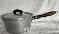 Vintage Set Of 4 Wear Ever Pans 1 Dutch Oven With Lid 3 Saucepans With 2 Lids