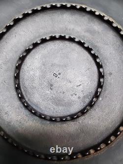 Vintage Wagner (Unmarked) Cast Iron Dutch Oven #8 with Lid Drip Spikes Ridges