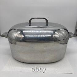 Vintage Wagner Ware Magnalite 4265 Cook Roaster Dutch Oven Pan Pot Silver