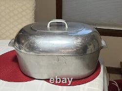 Vintage Wagner Ware Magnalite 4269 M Oval Turkey Roaster Dutch Oven 17 Qt 20 Lg