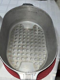 Vintage Wagner Ware Magnalite 4269 M Oval Turkey Roaster Dutch Oven 17 Qt 20 Lg
