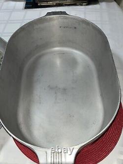 Vintage Wagner Ware Magnalite 4269 M Oval Turkey Roaster Dutch Oven 17 Qt 20 Lg