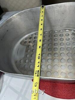Vintage Wagner Ware Magnalite 4269 M Oval Turkey Roaster Dutch Oven 17 Qt 20 Lg