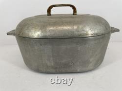 Vintage Wagner Ware Magnalite Roaster Oval Pot with Lid 4265 P Aluminum Dutch Oven