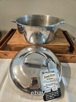 Vintage Wagner Ware Sidney O Magnalite 4248-M 5 Quart Dutch Oven with Lid